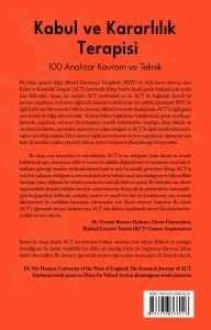 Kabul ve Kararlılık Terapisi: 100 Anahtar Kavram ve Teknik