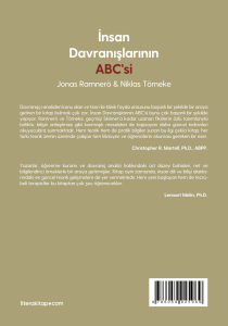 İnsan Davranışlarının ABC'si